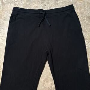 American Giant Sweatpants Mens 2XL Black Joggers 100% Cotton Made in USA